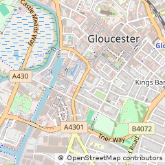 Map of Gloucester