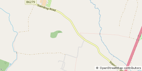Map of Darlington, Co. Durham