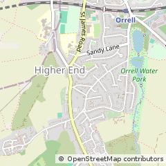 Map of Wigan, Lancashire