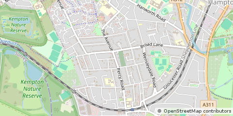 Map of Hayes