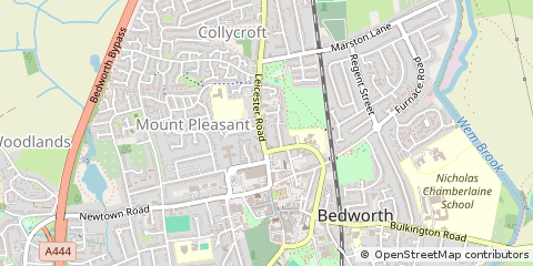 Map of Bedworth