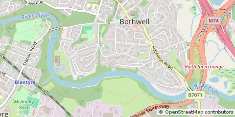 Map of Glasgow