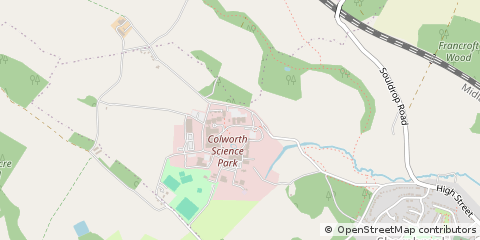 Map of Sharnbrook, Bedfordshire