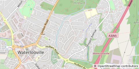 Map of Waterlooville, Hampshire