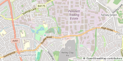 Map of Kingswinford