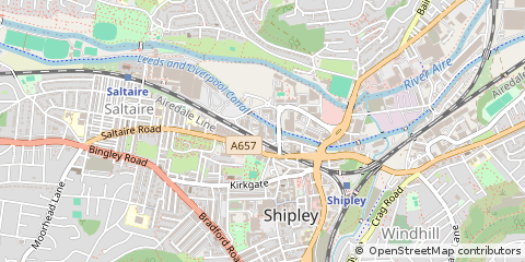 Map of Shipley