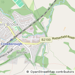 Map of Crowborough