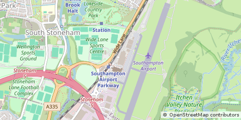Map of Southampton, Hampshire