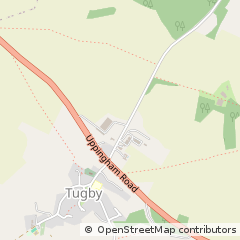 Map of Tugby, Leicestershire