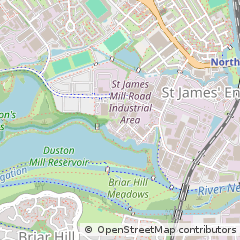 Map of Northampton, Northamptonshire