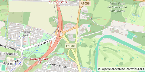 Map of Newcastle Upon Tyne