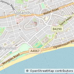 Map of Swansea