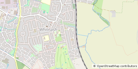 Map of Leamington SPA, Warwickshire