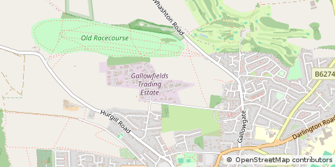 Map of Richmond, North Yorkshire