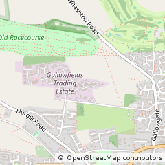 Map of Richmond, North Yorkshire