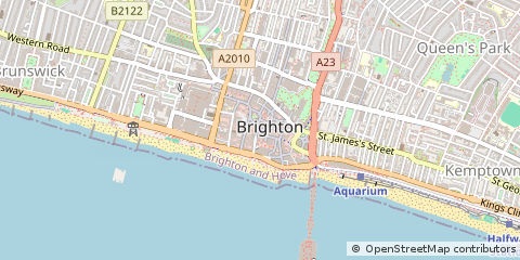 Map of Brighton