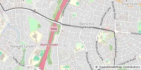 Map of Manchester