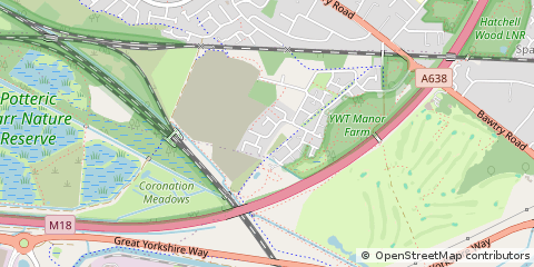 Map of Doncaster