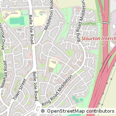 Map of Leeds, West Yorkshire