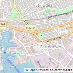 Map of Plymouth, Devon
