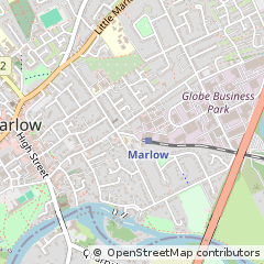 Map of Marlow, Buckinghamshire
