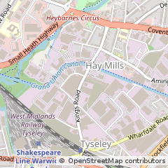 Map of Birmingham