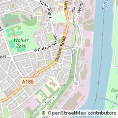 Map of Newcastle Upon Tyne, Tyne and Wear