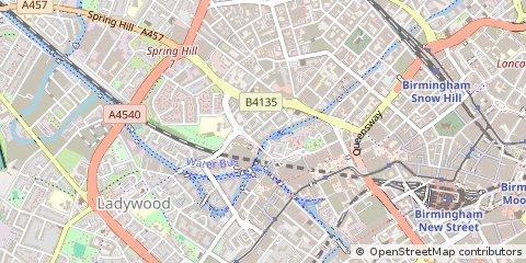 Map of Birmingham
