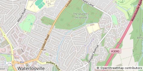 Map of Waterlooville, Hampshire