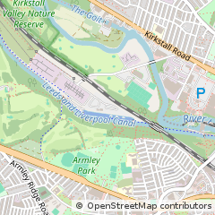Map of Leeds, West Yorkshire