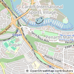 Map of Penarth, Cardiff