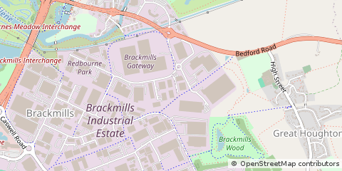 Map of Northampton