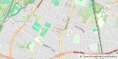 Map of Leicester