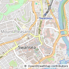 Map of Swansea