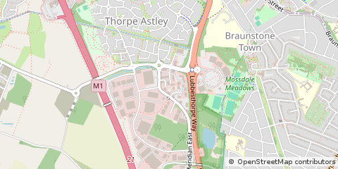 Map of Leicester