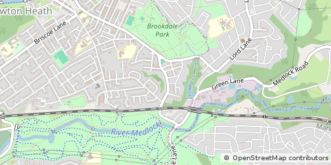Map of Manchester