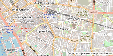 Map of Liverpool