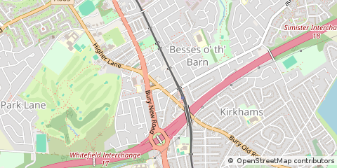 Map of Manchester