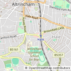 Map of Altrincham, Cheshire