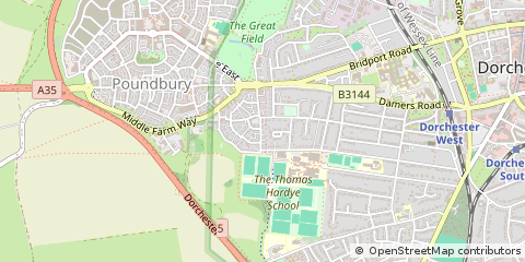 Map of Dorchester