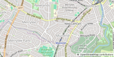Map of Glasgow