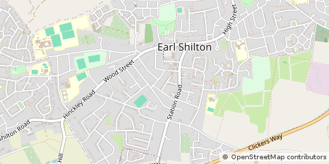 Map of Leicester, Leicestershire