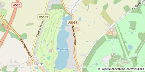 Map of Knutsford, Cheshire