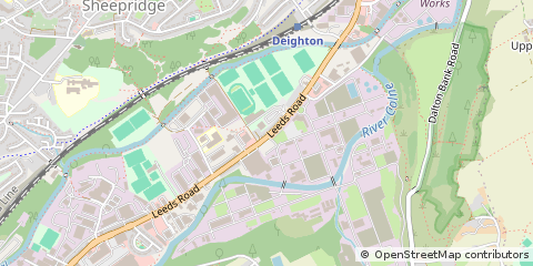 Map of Huddersfield