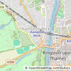 Map of Surrey