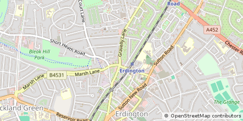 Map of Birmingham