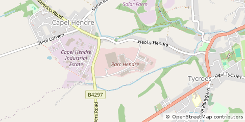 Map of Ammanford