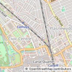 Map of Cardiff