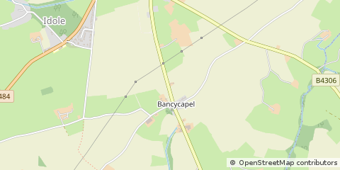 Map of Carmarthen