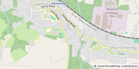 Map of Swansea